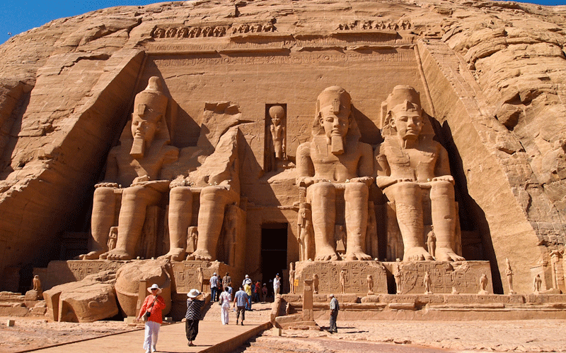 Egypt Abu Simbel Statue